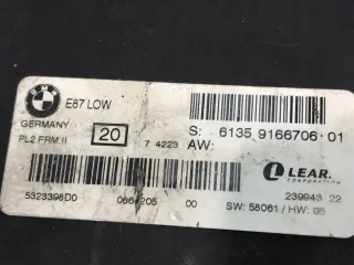 9166706 Блок управления светом BMW 1 E81/E82/E87/E88 Арт e1470243, вид 3