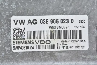 03E906023D 5WP4051004 Блок управления двигателем Seat Ibiza 3 Арт e2164122, вид 3
