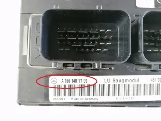 A1661401100 Блок управления двигателем Mercedes A W168 Арт e2657761, вид 2