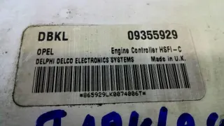 09355929 Блок управления двигателем Opel Astra G Арт e2659081, вид 6