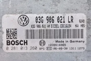 03G906021LR 0281013260 Блок управления двигателем Volkswagen Passat B6 Арт e2782236, вид 3