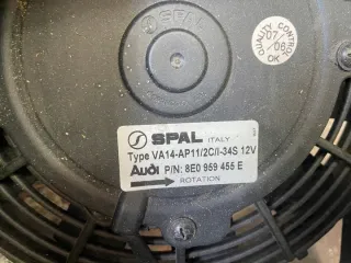 8E0959455E 8E0121281B Вентилятор радиатора Audi A6 C6 (S6,RS6) Арт e2960782, вид 4