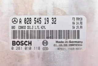 A0285451932 0281010118 Блок управления двигателем Mercedes A W168 Арт e3278236, вид 2