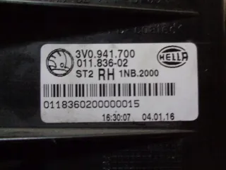 3V0941700 Фара противотуманная правая Skoda Superb 3 Арт e3359256, вид 5