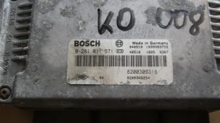 0281011571 8200346254 Блок управления двигателем Renault Laguna 2 Арт e3381014, вид 2