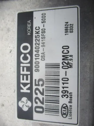 39110-02MC0 9001040225KC Блок управления двигателем Kia Picanto 1 Арт e3412860, вид 2