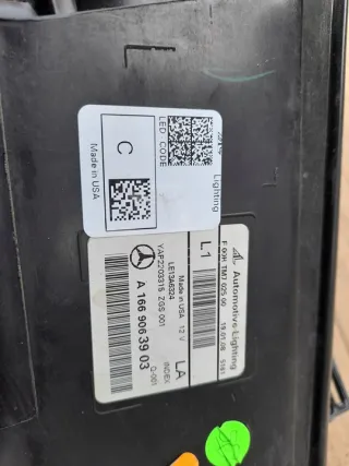 A1669063903 Фара левая Mercedes ML/GLE W166 Арт e3603453, вид 7