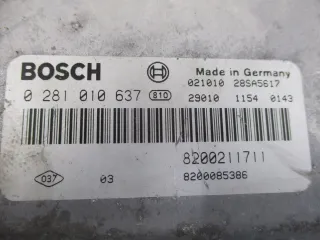 8200211711 0281010637 Блок управления двигателем Renault Laguna 2 Арт e3664218, вид 3