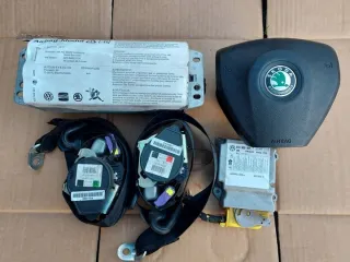 1Z0880201AP 1K0880204N 1Z0857701B 1Z0857702B Подушка безопасности Skoda Octavia A5 Арт e3835716, вид 1