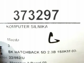 L3S718881B Блок управления двигателем Mazda 3 BK Арт e3886872, вид 5