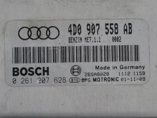 4D0907558AB 0261207628 Блок управления двигателем Audi A8 D2 (S8) Арт e4042318, вид 2