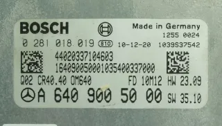 A6409005000 0281018019 Блок управления двигателем Mercedes A W169 Арт e4051103, вид 2