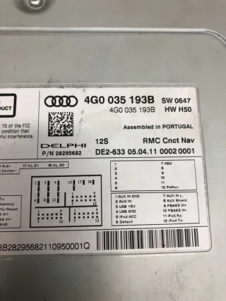 4G0035193B Блок навигации Audi A6 C7 (S6,RS6) Арт e4143081, вид 3
