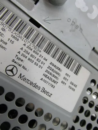 A2049002104 Блок навигации Mercedes C W204 Арт e4151185, вид 7