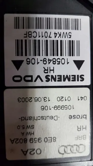 8E0959802A 8E0959802 Моторчик стеклоподъемника Audi A4 B7 Арт e4188084, вид 2