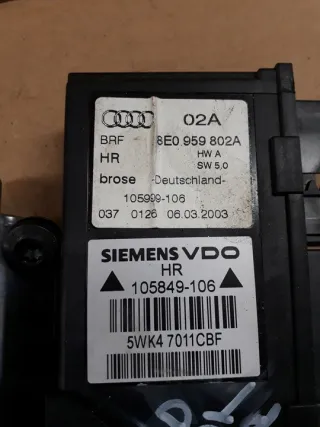 8E0959802A Моторчик стеклоподъемника Audi A4 B6 Арт e4188817, вид 2