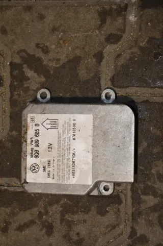 6Q0909605B Блок AirBag Volkswagen Passat B5 Арт e4239214, вид 1