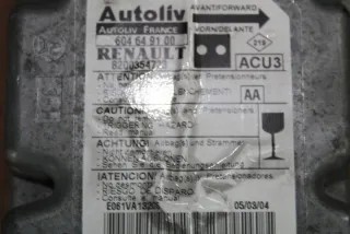 604649100 Блок AirBag Renault Kangoo 1 Арт e4346884, вид 2
