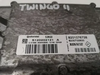 8201076738 S120202121A Блок управления двигателем Renault Twingo 2 Арт e4382057, вид 3