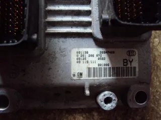 0261206072 09115111 Блок управления двигателем Opel Corsa C Арт e4412109, вид 2