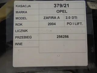 2,0DTI 24461749 Щиток приборов (приборная панель) Opel Zafira A Арт e4647021, вид 4