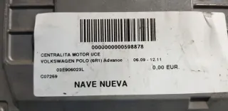 03E906023L 5WP40506 5WP4050604 Блок управления двигателем Volkswagen Polo 5 Арт e4867948, вид 3