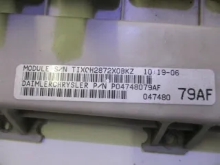 0281010290 P04727661AC 04690918AB P04686665AC P04748079AF Блок управления двигателем Chrysler Voyager 4 Арт e4975055, вид 5