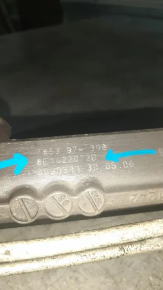 8E1422072D Рулевая рейка Audi A4 B7 Арт e5001530, вид 11
