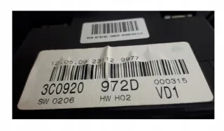 3C0920972D Щиток приборов (приборная панель) Volkswagen Passat B6 Арт e5328474, вид 3