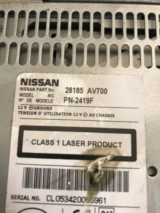 28185AV700 Блок навигации Nissan Primera 12 Арт e5548324, вид 6