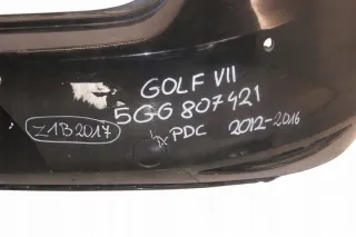 5G6807421 Бампер задний Volkswagen Golf 7 Арт e5727642, вид 4