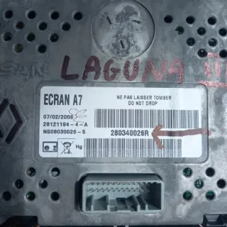 280340026R Блок навигации Renault Laguna 3 Арт e5778849, вид 2