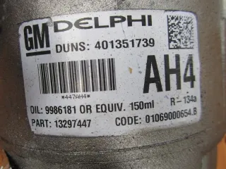 13297447 6572651 Компрессор кондиционера Opel Astra H Арт e5938161, вид 4