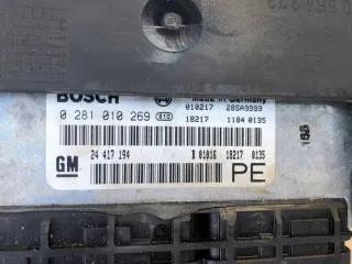 24417194 0281010269 Блок управления двигателем Opel Vectra B Арт e5963608, вид 2