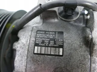 92600HV80A Компрессор кондиционера Nissan Qashqai 2 restailing Арт e6035744, вид 3