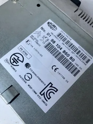 9810486080 Блок навигации Citroen C4 2 Арт e6043316, вид 2