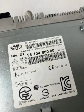 9810486080 Блок навигации Citroen C4 2 Арт e6043316, вид 6