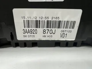 3AA920870J 3AA920870 Щиток приборов (приборная панель) Volkswagen Passat B7 Арт e6067341, вид 4