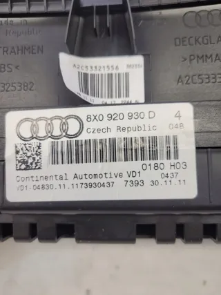 8X0920930D Щиток приборов (приборная панель) Audi A1 Арт e6133311, вид 9