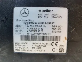 A2059000219 Блок комфорта Mercedes C W205 Арт e6213906, вид 2