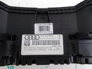8X0920980L Щиток приборов (приборная панель) Audi A1 Арт e6223443, вид 3