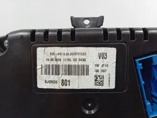 6J0920801 Щиток приборов (приборная панель) Seat Ibiza 4 Арт e6224950, вид 3