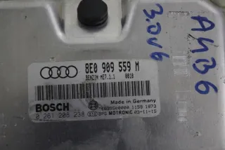 8E0909559M 0261208238 Блок управления двигателем Audi A4 B6 Арт e6249171, вид 2