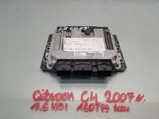 9664257580 Блок управления двигателем Citroen C4 1 Арт e6487510, вид 1