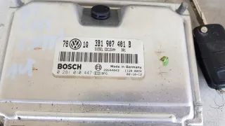 3B1907401B Блок управления двигателем Volkswagen Passat B5 Арт e6513841, вид 2