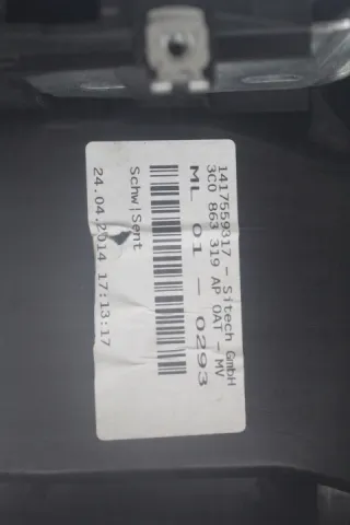 3C0863319 Подлокотник Volkswagen Passat B7 Арт e6522683, вид 4