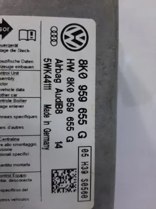 8k0959655g Блок AirBag Audi A4 B8 Арт e6534239, вид 4