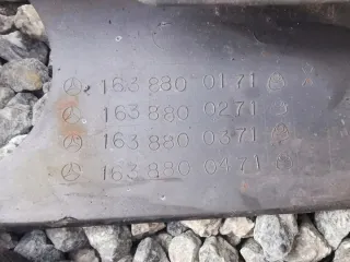 1631163222581631 Бампер задний Mercedes ML W163 Арт e6553875, вид 14