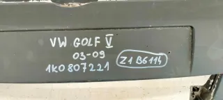 1K0807221 Бампер передний Volkswagen Golf 5 Арт e6635047, вид 5