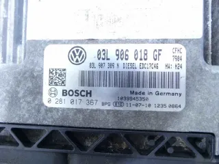 0281017367 03L906018GF Блок управления двигателем Volkswagen Scirocco 3 Арт e6655872, вид 3